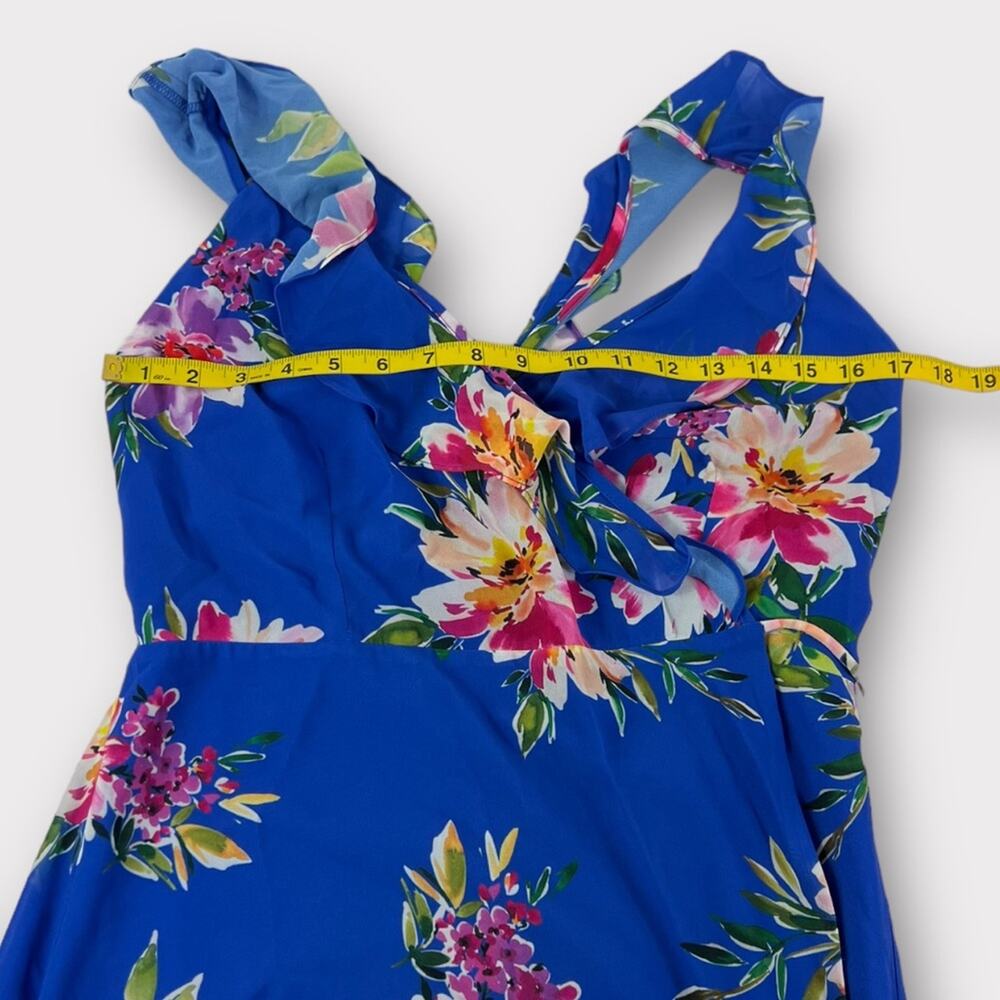 Privacy Please Fillmore Floral Ruffle Wrap Maxi Dress Size Medium - Picture 7 of 7